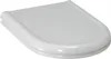A white toilet seat lid is shown from a diagonal angle against a white background. Produktbild-Vorschau