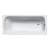 A top-down view of a white bathtub on a white background. Anteprima dell’immagine prodotto