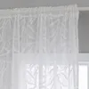 132x274cm Voile Gardinen 2 Stück，Gardinen Weiss Transparent Produktbild-Vorschau 6