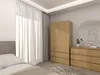 CDF Moderner Schrank Malwa SS-90 | Farbe: Eiche Artisan | Produktbild-Vorschau 6