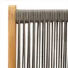 7-tlg. Garten-Essgruppe Polypropylen und Massivholz Grau Produktbild-Vorschau 10