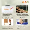 3tlg. Balkongruppe Blossom, Akazienholz massiv + geölt, Produktbild-Vorschau 3