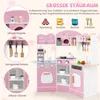 COSTWAY Angolo cucina in legno, cucina per bambini con Anteprima dell’immagine prodotto 7