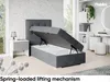 MEBLINI Boxspringbett mit Bettkasten - Gepolstert Produktbild-Vorschau 3