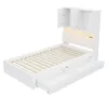 Flieks Jugendbett 90x200cm mit Led und Steckdose, Holzbett Produktbild-Vorschau 8