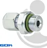 A close-up studio shot of a metal fitting with a green O-ring. Produktbild-Vorschau