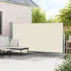 vidaXL Marquise latérale extensible 160x500 cm Crème Voir les images du produit 3