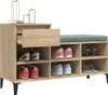 vidaXL Regál na boty Sonoma dub 102x36x60 cm odvozený Náhled obrázku produktu 3