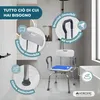 Sgabello da bagno Mobiclinic Regolabile in altezza Anteprima dell’immagine prodotto 6