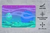 MuchoWow® Gaming Mauspad Mousepad Spiele - Pixel Art - Mond Produktbild-Vorschau 2