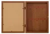 Homy schlüsselkasten, rechteckig, 24 x 33 cm, braun  - Produktbild-Vorschau 3