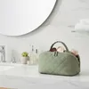 Borsa cosmetica imbottita da donna, borsa per trucchi Anteprima dell’immagine prodotto 5