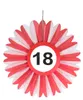 3 Verkehrsschild 18 Papierrosette 25cm Produktbild-Vorschau 2