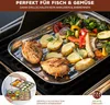 bremermann Grillschale 2er-Set, Grillpfanne Edelstahl, ca. Produktbild-Vorschau 4