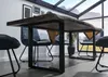 MASSIVMOEBEL24 Baumtisch Mango 200x100x77 grau lackiert / Produktbild-Vorschau 2