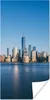 MuchoWow® Poster New York - Skyline - Blau 60x120 cm - Produktbild-Vorschau 1