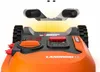 A close-up, studio shot of a robotic lawnmower accessory module. Produktbild-Vorschau