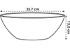 elho brussels Diamond Oval 36cm Übertopf - weiss Produktbild-Vorschau 12