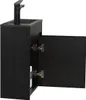 Badplaats Gäste-WC Waschtisch Set Sinta 40 x 22 cm Schwarz Produktbild-Vorschau 3