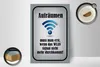 Holzschild Spruch 20x30cm aufräumen wenn Wlan nicht an Produktbild-Vorschau 3
