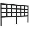 vidaXL Kopfteil Schwarz 165,5x4x100 cm Massivholz Kiefer - Produktbild-Vorschau 2