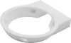 A white plastic bracket for a smart speaker. Produktbild-Vorschau