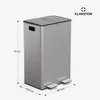 Klarstein moderný kuchynský odpadkový kôš 60 l (2x30 l), Náhľad obrázku produktu 7