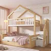 Etagenbett 90x200 & 140x200 cm mit Giebeldach, Produktbild-Vorschau 14