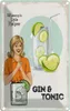 vianmo Blechschild 18x12 cm Mummy´s little Helper Gin & Produktbild-Vorschau 1