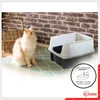 Iris Ohyama Katzenklo Katzentoilette mit hohem Rand, keine Produktbild-Vorschau 4