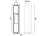 TRIO LED Wandl. FUERTE 10,5W 3000K 1300lm IP54 anth. Produktbild-Vorschau 7