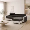 GOLDSTOFF DIWIA Ecksofa 202 x 130 cm mit Schlaffunktion & Produktbild-Vorschau 1