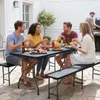 Sekey Buffettisch Klappbar Campingtisch Kunststoff mit Produktbild-Vorschau 7