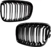 SET Doppelsteg Kühlergrill Grill Schwarz Glanz passt für Produktbild-Vorschau 1