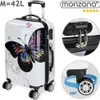 MONZANA Koffer Butterfly Größe M Polycarbonat Produktbild-Vorschau 2