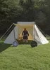 Sachsenzelt Jorvik, 4 x 6 m, 425 gsm, naturfarben Produktbild-Vorschau 1