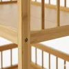 Carrello da cucina Relaxdays, in bambù, 3 ripiani, per Anteprima dell’immagine prodotto 7