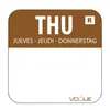 Vogue Etikettenset 2,5cm mit Edelstahlspender Produktbild-Vorschau 6