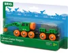 Brio Grüner Kranwagen mit Anhänger Produktbild-Vorschau 3