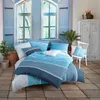 Bettwäsche Set Aqua 135 x 200 cm, 80 x 80 cm 100% Baumwolle Produktbild-Vorschau 1