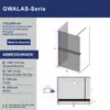 AQUABATOS 8mm Duschwand für Dusche 110 cm Glaswand Walk-in Produktbild-Vorschau 2