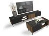 Minio, TV-Schrank "PERETO 8", 200 cm, Lowboard, Walnuss Produktbild-Vorschau 3