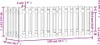 vidaXL Hochbeet Lattenzaun-Design Weiß 150x50x50 cm Produktbild-Vorschau 7