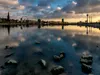 Calvendo Panorama bei Hochwasser 1000 Teile Puzzle quer Produktbild-Vorschau 2