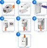 hb-digital Set Anschlussbox 1-Port Keystone Module CAT 7 Produktbild-Vorschau 5
