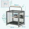 Cage de transport en acier pour perroquets, cage š€ oiseaux Voir les images du produit 5