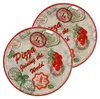 sada 2 talířů na pizzu Řím červená Ø 33 cm Servírovací Náhled obrázku produktu 1