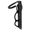 A black bicycle wall mount is shown against a white background. Náhled obrázku produktu