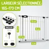 BOMI® Barrière de sécurité bébé 63–251 cm sans perçage – À Voir les images du produit 2