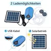 Solar & USB Sauerstoffpumpe für Teiche & Angeln, Tragbare Produktbild-Vorschau 3